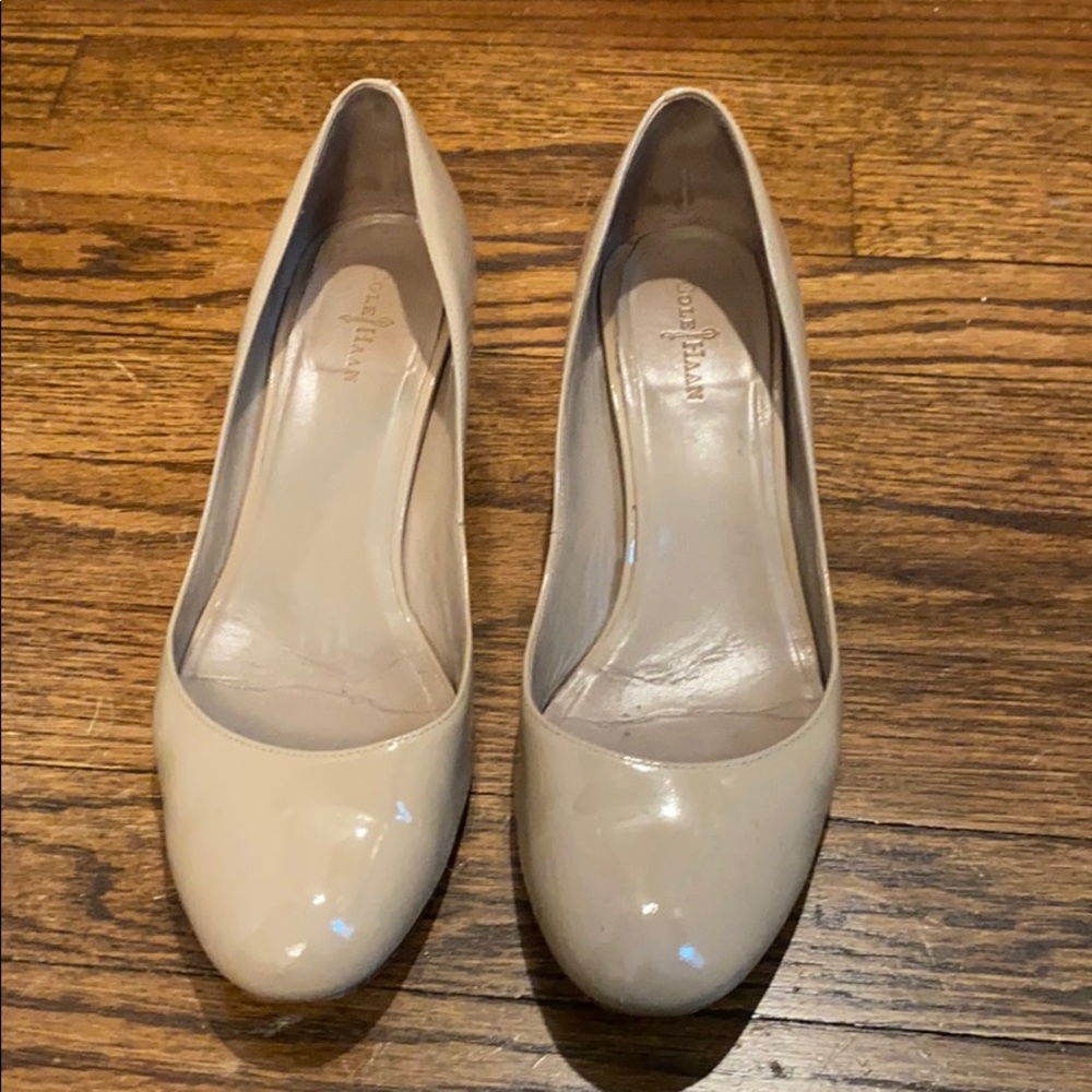 Cole Haan wedge heeled pumps